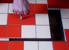 Люк напольный легкой серии